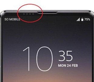 Sony розробила незвичайну заміну вирізів для фронтальної камери