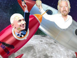 Битва мільярдерів: хто першим полетить у космос - Безос чи Бренсон