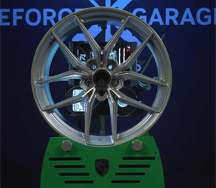 NVIDIA зібрала ігровий ПК всередині колеса автомобіля Porsche 911