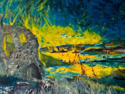 Художник із Дніпра передбачив бавовну в Севастопольському порту