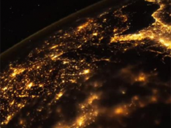 З борту МКС зняли видовищне відео нічної Європи