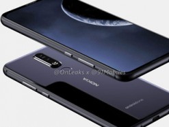 Показан смартфон Nokia с отверстием в дисплее