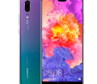 Huawei P20 вышел в цвете Aurora, который меняется в зависимости от условий освещения