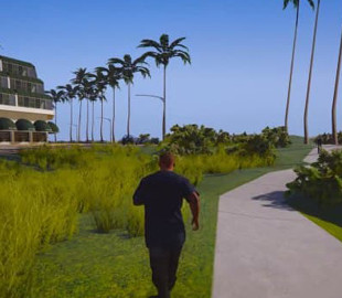 Геймер превратил GTA V в Vice City с реалистичной графикой