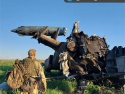 "Отлетался, как и его пилоты": в сети показали уничтоженный в Украине российский Ка-52. Фото