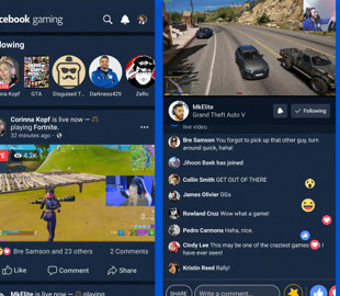Facebook представила специальное приложение для игровых трансляций