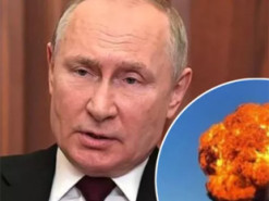 Осунувшийся и весь в морщинах. Путин из бункера угрожает Украине новыми ударами (фото)