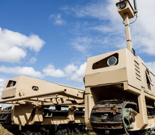 Українські інженери наземного робота обладнали ШІ-туреллю, яка збиває дрони