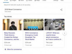 Google запустил сервис по информированию о коронавирусе