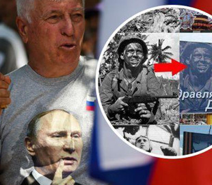 В России для патриотических плакатов крадут американские фотографии