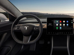 Android Auto запустили на электромобиле Tesla