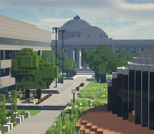 Студенты MIT воссоздали свой кампус в Minecraft