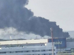 У росії спалахнула пожежа біля автоскладального заводу «КамАЗ»