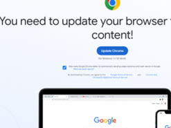 Шахраї почали використовувати новий тип атак із підробленим оновленням браузера
