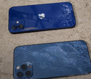 iPhone 12 проверили падением на бетонный пол