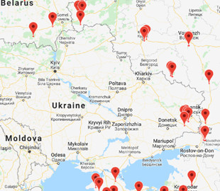 Українські айтішники розробили сервіс моніторингу активності армії РФ біля українського кордону на основі фото зі спутників