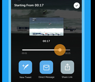В Twitter появилась возможность публиковать отдельные моменты видеотрансляций