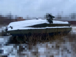 Українські розробники модифікували танк Т-55 у бойовий панцерник