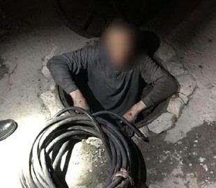 В Днепре поймали «на горячем» воров кабеля «Укртелекома»
