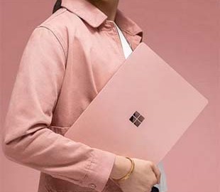 Microsoft выпустила розовый ноутбук Surface Laptop 2