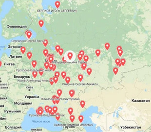 Карта воєнних злочинів. Українські кібервійська виклали в мережу імена, телефони та адреси російських мародерів