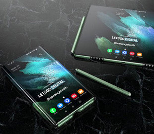 Samsung проектирует необычный гибкий смартфон с двойным складыванием
