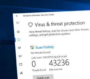 Microsoft похвасталась возможностями Windows Defender
