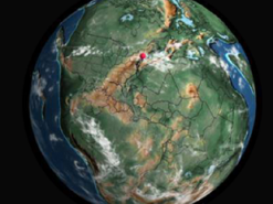 Создана карта, которая показывает Землю миллионы лет назад