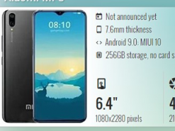 Обнародован самый полный список характеристик Xiaomi Mi 9