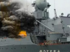 Российская пропаганда "забуксовала" из-за уничтожения крейсера "Москва". Что пишут западные СМИ о войне в Украине