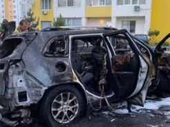 В Харькове сожгли авто известного блогера