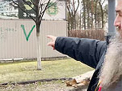 Главный раввин Украины опубликовал видео из Ирпеня и Бучи