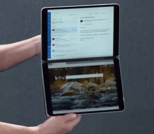 Microsoft показала ноутбук и смартфон с двойным экраном
