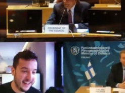 Секретную видеоконференцию ЕС прервал журналист