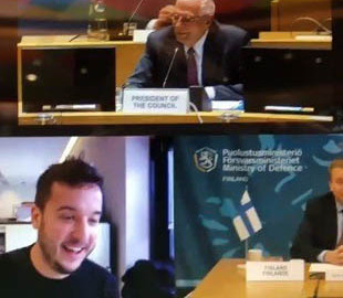 Секретную видеоконференцию ЕС прервал журналист
