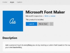  В Windows 10 появится приложение для создания собственных шрифтов