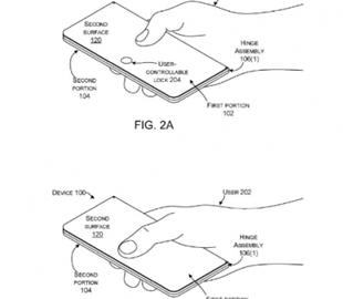 Сгибающийся смартфон Microsoft получит кнопку блокировки открытия