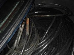 Полицейские задержали 38-летнего вора телефонного кабеля