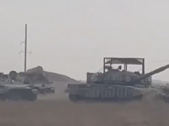 "Гриль" против "Джавелинов": в сети показали видео российского танка в Крыму с "суперзащитой"