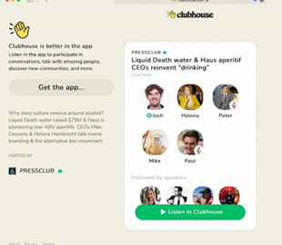 Социальная сеть Clubhouse заработала через браузер
