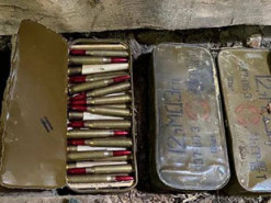 Сотні набоїв та снарядів: на Чернігівщині виявлено схованку зброї окупантів