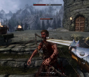 Для переиздания Skyrim вышла модификация, которая улучшает анимации ударов в ближнем бою