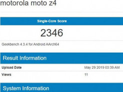 Смартфон Moto Z4 протестировали в Geekbench