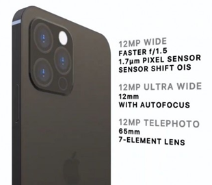 Опубликованы изображения и характеристики iPhone 13 Pro