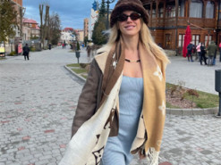 Усі тренди зими: Леся Нікітюк показала стильний образ із дублянкою