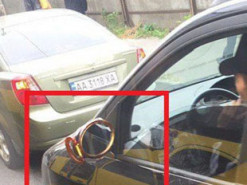 Сеть насмешил киевлянин со странным «апгрейдом» на авто