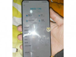 Опубликовано живое фото включенного Meizu 17th с перечисленными характеристиками