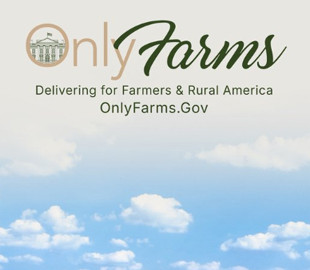Білий дім презентував портал OnlyFarms і зустрів фермерів символічним золотим трактором