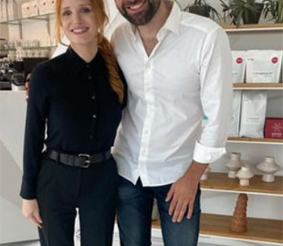 Джессіка Честейн відвідала кав’ярню у Києві