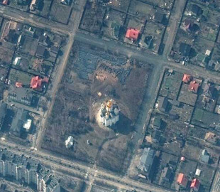 Геноцид в Буче: огромную братскую могилу показали со спутника (Фото)
